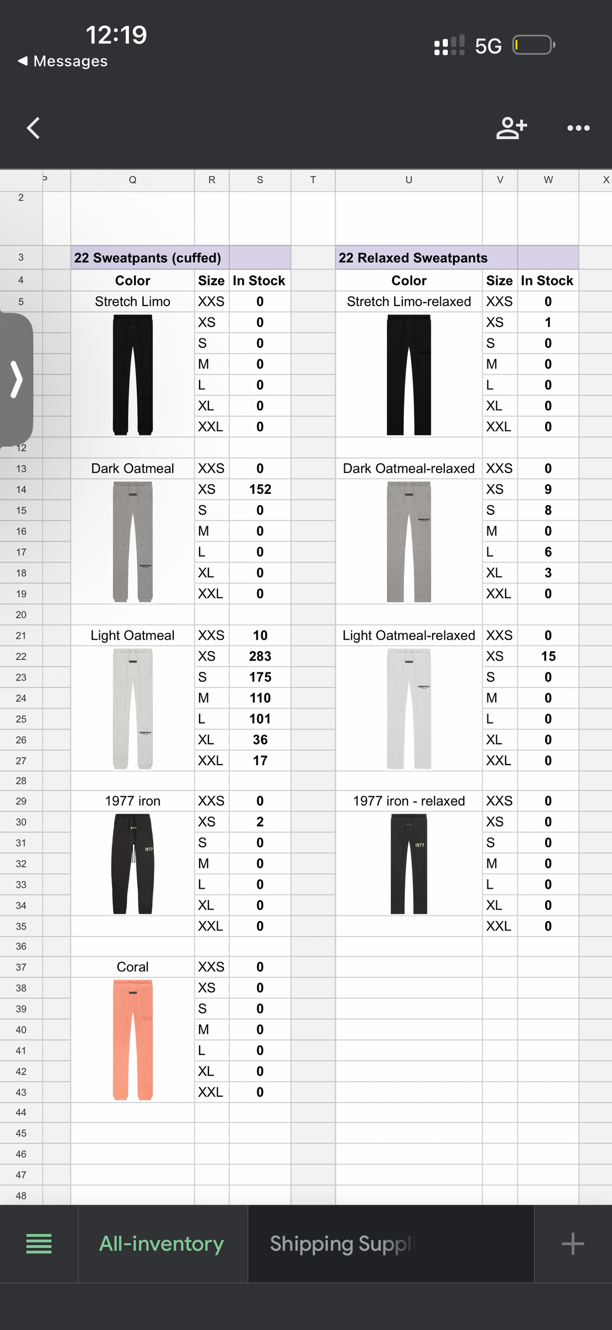 Bulk order