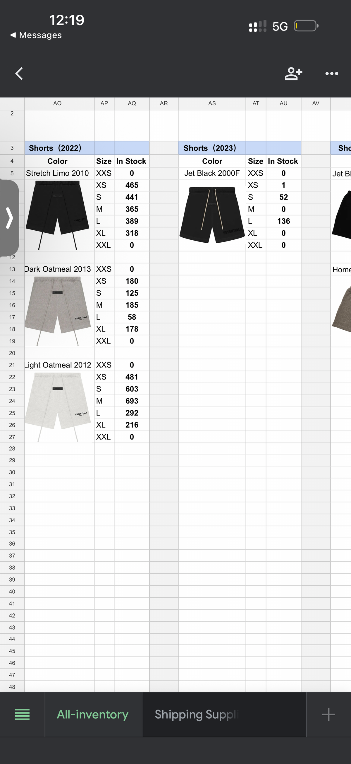 Bulk order